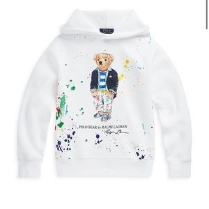 Kids Polo Bear Fleece Hoodie